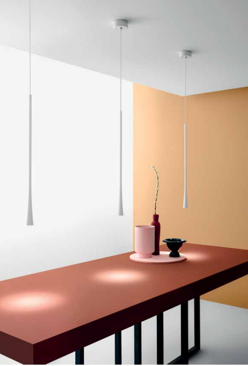 GEALUCE Sospensione singola 40/60CM con montatura in alluminio bianco-nero-oro satinato LED DAFNE GEALUCE Sospensione singola 40/60CM con montatura in alluminio bianco-nero-oro satinato LED DAFNE